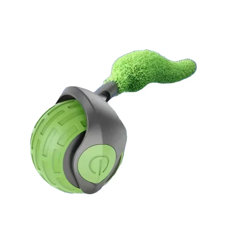 Automatic Rolling Ball Interactive Pet Toy with Rechargeable Electric Function for Cats and Dogs - Imitates Mouse Movement