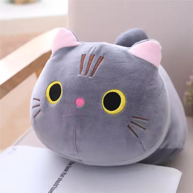 25-50CM Lovely Cute Cat Stuffed Plush Toy Cartoon Cat Children'S Sleeping Doll Christmas Kawaii Cat Decoration Gifts
