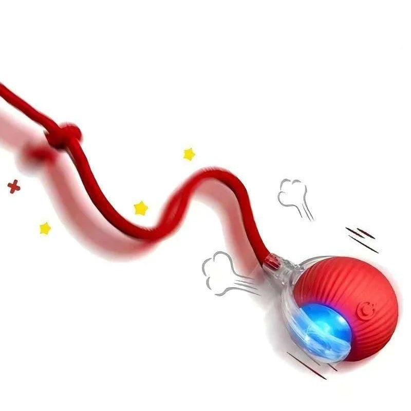 Smart Interactive Dog & Cat Tail Ball - Automatic Motion Rolling Toy