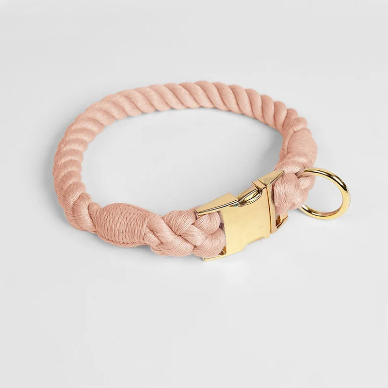 Rainbow Dog Collar Pet Puppy Walking Training Dog Collar with Metal Buckle for Large Medium Small Strap Belt Cotton Dogs Collar