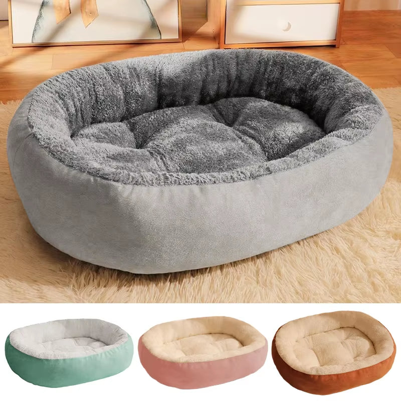 Bed for Cats Plush Dog Mat Beds Non-Slip Winter Warm Small Dog Kennel Sleeping Mat Four Seasons Cat Nest Cushion Pet Supplies