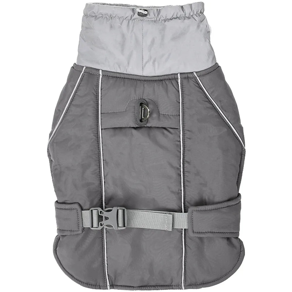 Reflective Dog Winter Coat - Waterproof Thermal Cotton Pet Jacket - 6 Colors