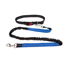 Hands-Free Dog Leash with Adjustable Waist Belt and Shock-Absorbing Bungee - Reflective Running, Jogging, and Walking Traction Rope for Small, Medium, and Large Dogs