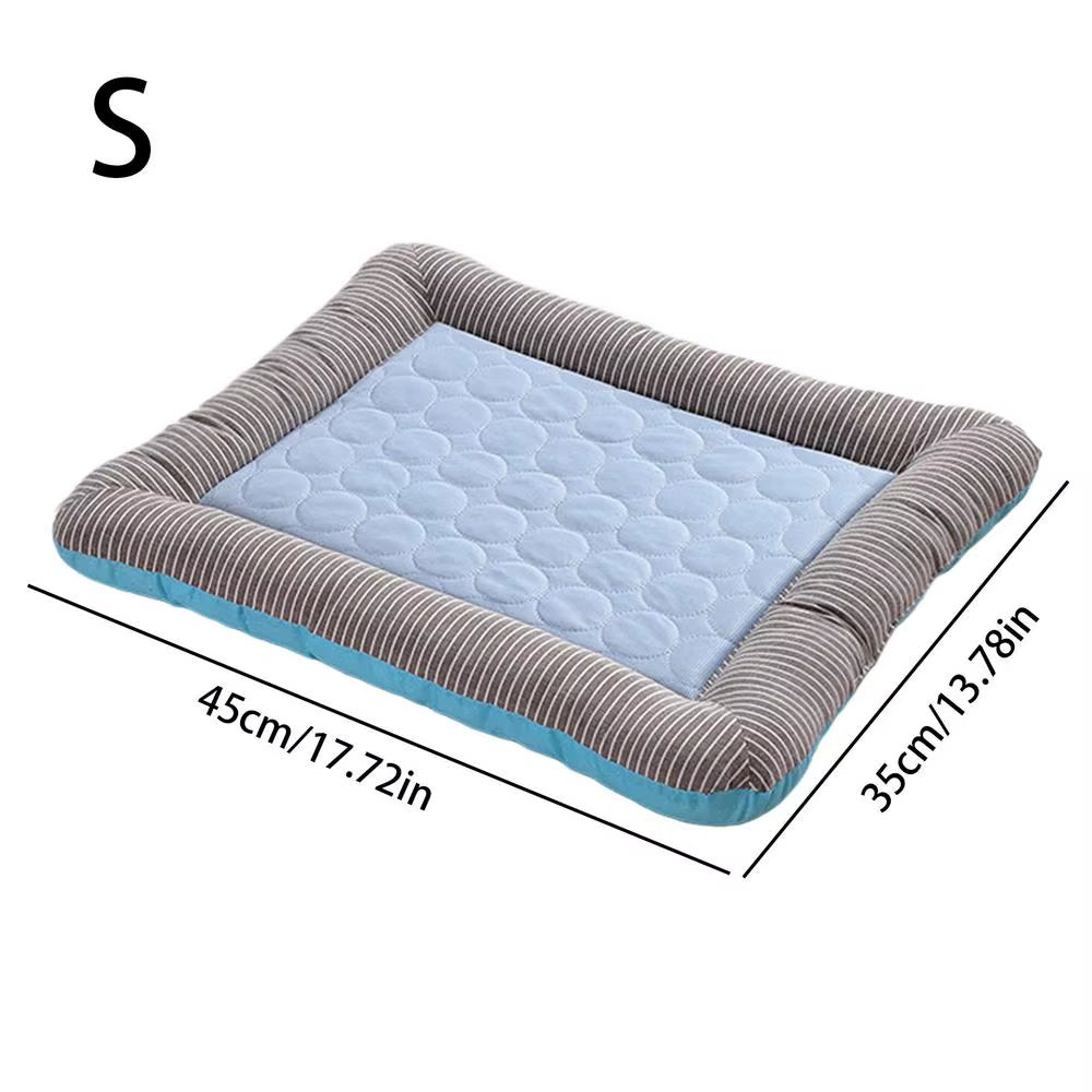 Cooling Mat for Dogs and Cats - Soft, Breathable Ice Silk Pet Blanket for Summer Comfort