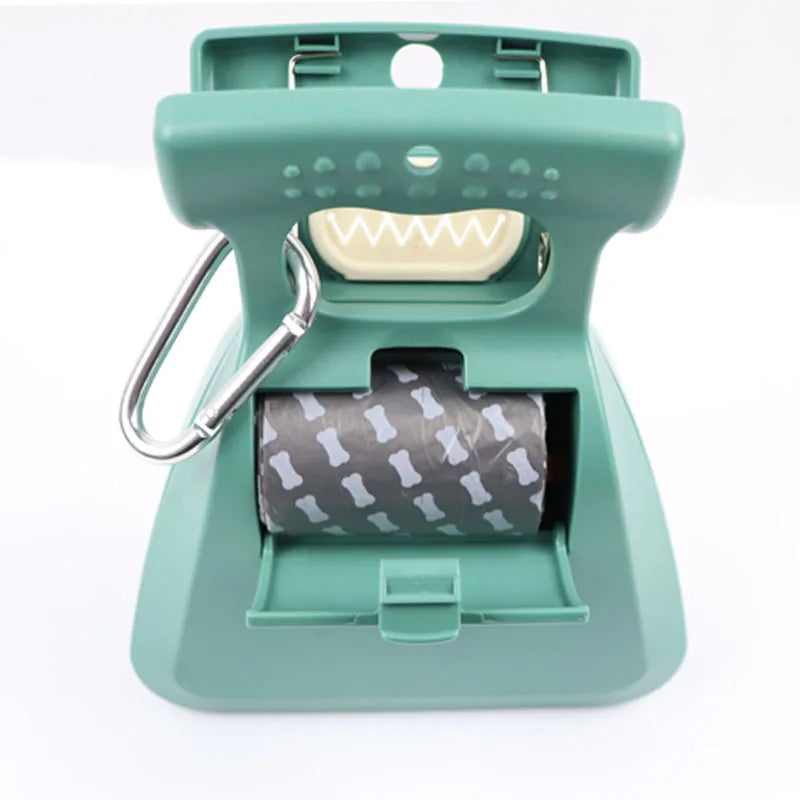Foldable Dog Pooper Scooper with Eco-Friendly Decomposable Bags for Convenient Waste Cleanup