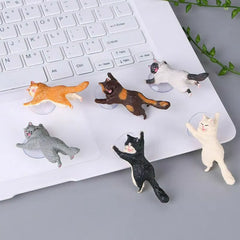 Cute Cat Cartoon Cell Phone Holder
