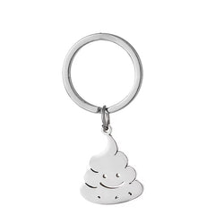 Cute Cat Keychain Stainless Steel 