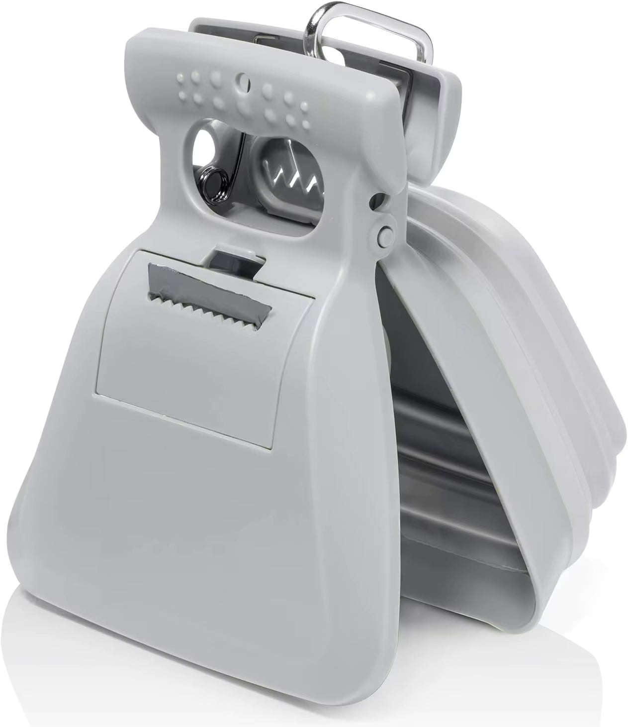 Portable Dog Pooper Scooper Convenience for Small and Large Dogs with Bag Attachment