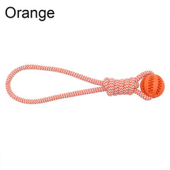 Pet Ball Toy with Rope Rubber Leaking Balls Toy for Small Large Dogs Puppy Chewing Bite Resistant Toys Dog Accessories