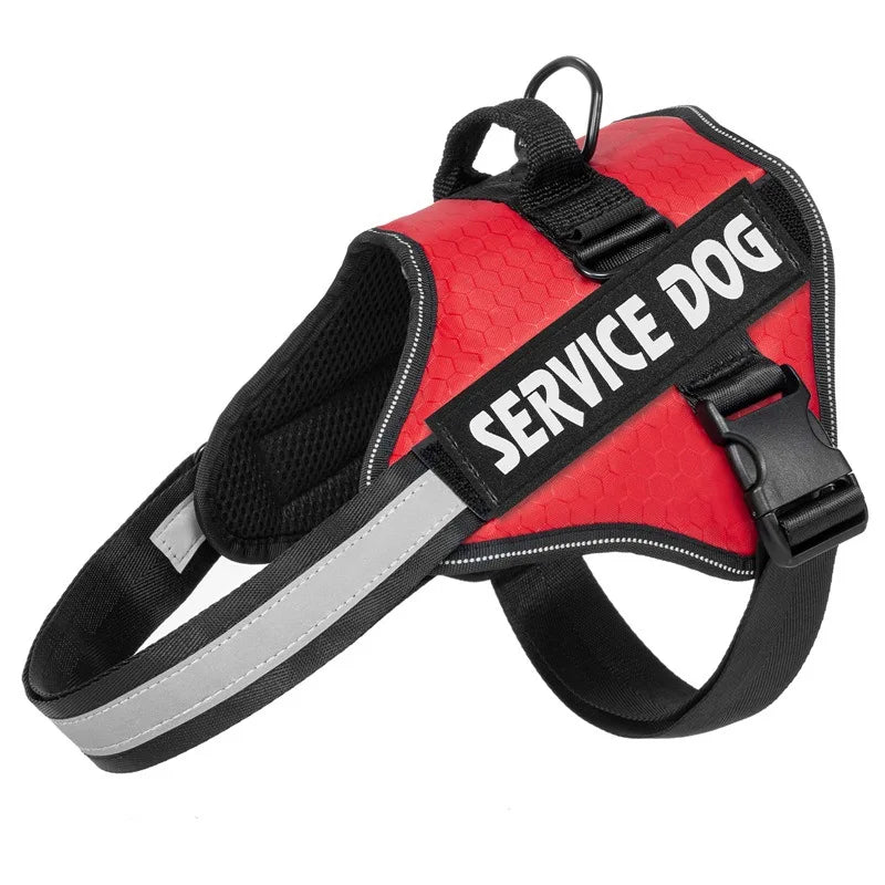 Heavy-Duty No-Pull Dog Harness | Explosion-Proof Reflective Vest for Large Dogs
