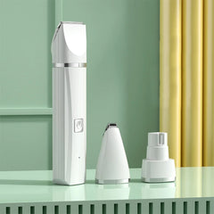 3‑in‑1 / 4‑in‑1 Electric Pet Grooming Kit – Rechargeable Dog & Cat Hair Clipper Trimmer Set