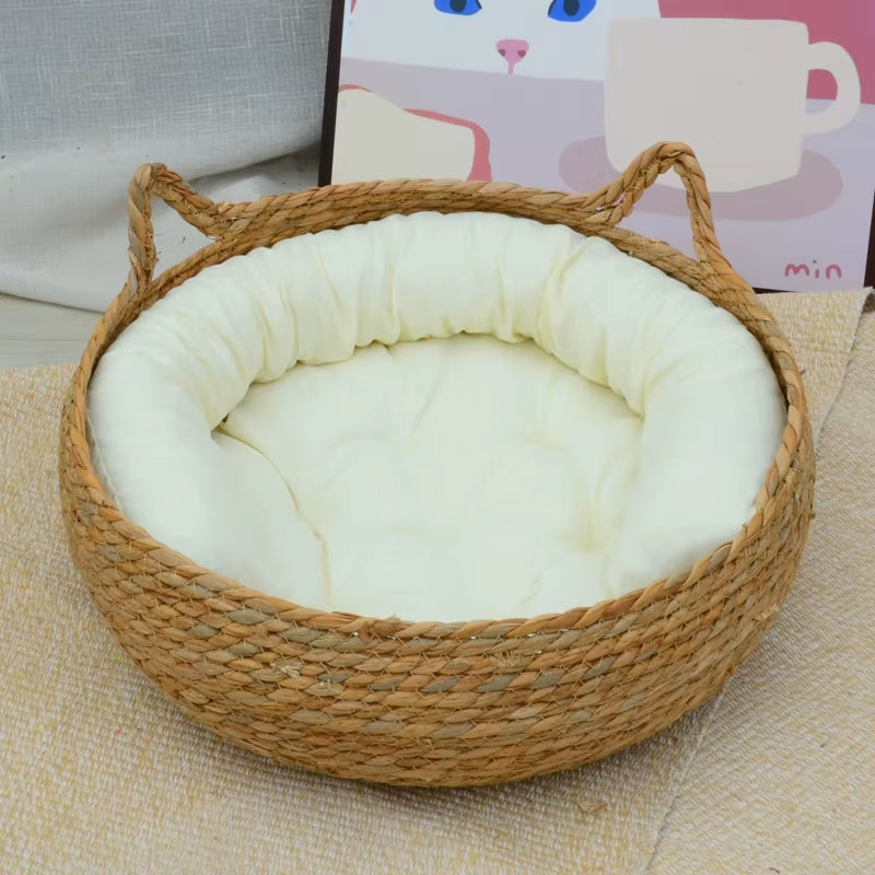 Wier Bed Mat All Season Use Winter Warm Detachable Waable Ass Woven Scratching Board Medium Large Small Size