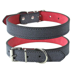 Soft Durable Dog Collar PVC Leather Adjustable Pet Collar for Small Medium Large Dogs Cat Puppy Accessories Chihuahua Brown