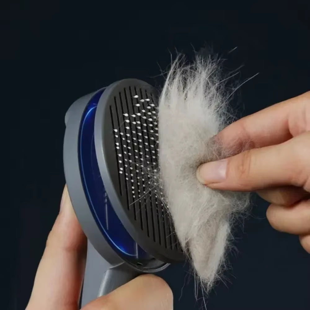 Self‑Cleaning Pet Grooming Brush for Cats & Dogs – Hair Remover Comb for Shedding, Tangles & Mats