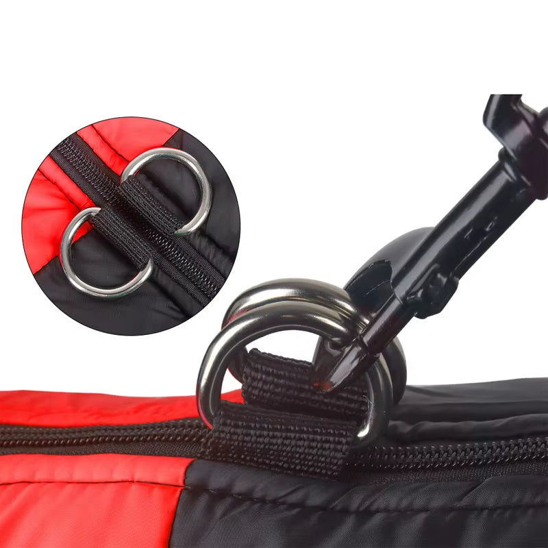 Pet Waterproof Warm Large Dog Vest Cat Puppy Ski Winter Warm Dog Clothes Waterproof Pet Vest Zipper Jacket