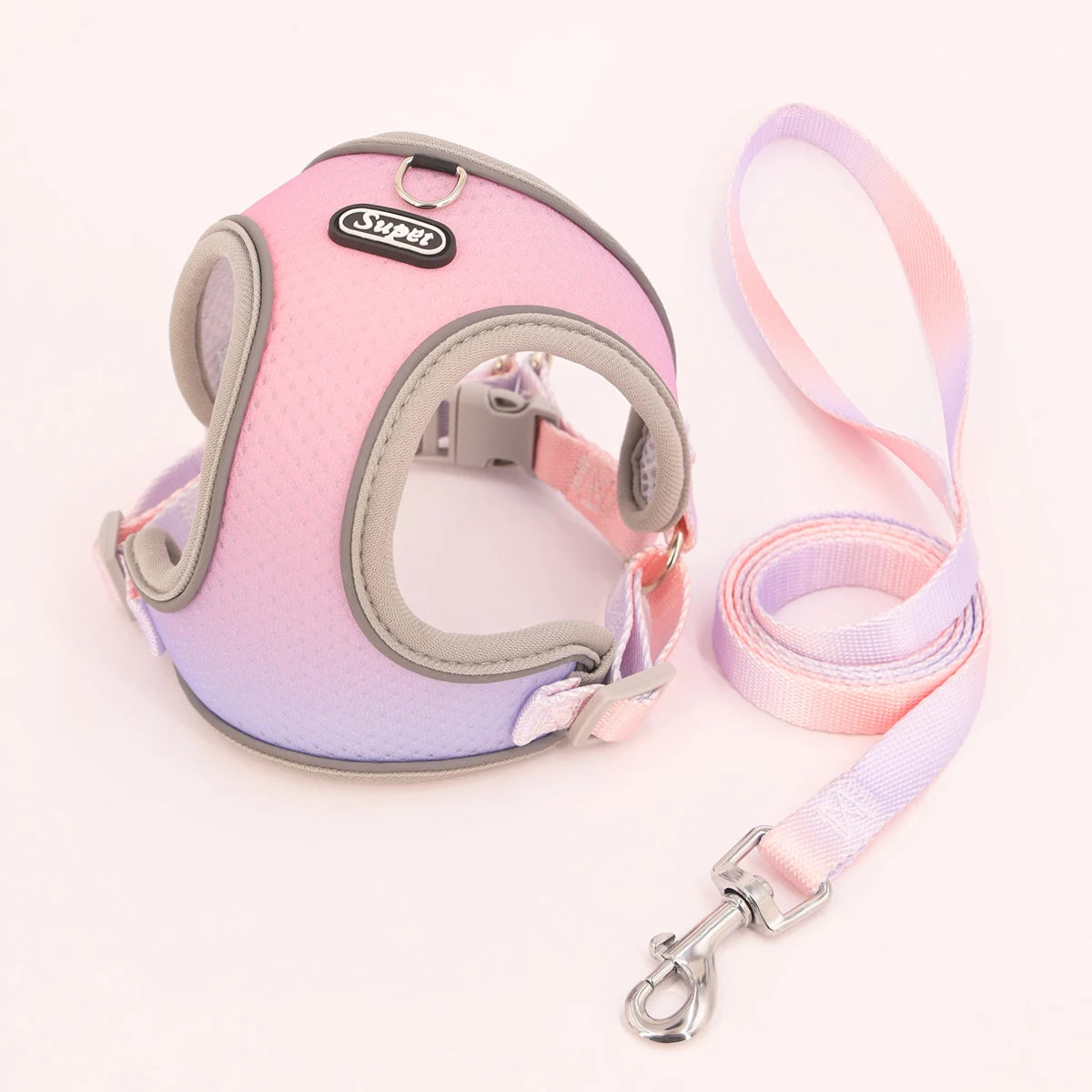 Adjustable Reflective Soft Dog Harness - Breathable Vest Harness for Dogs and Cats