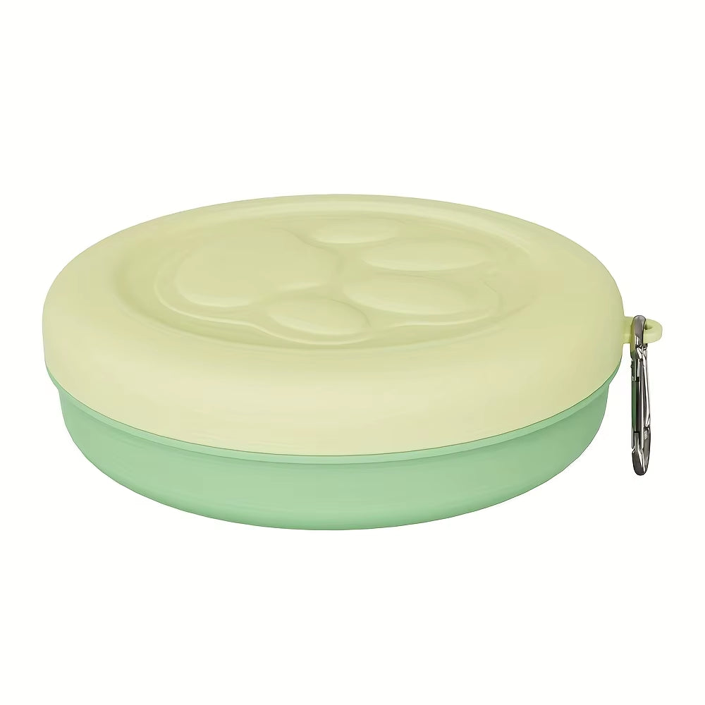 Portable Pet Travel Bowl & Snack Box - 2-in-1 Outdoor Feeding Solution