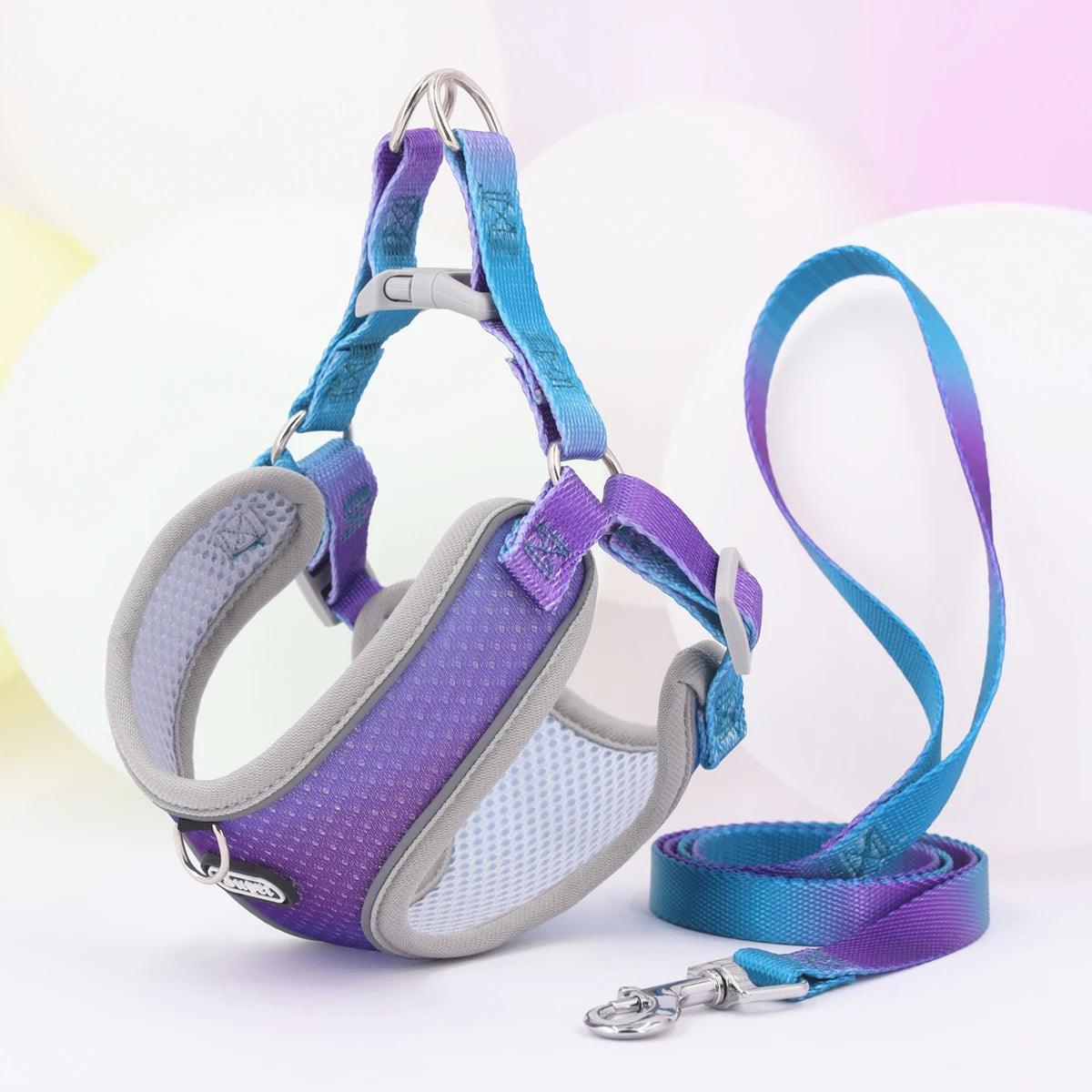 Adjustable Reflective Soft Dog Harness - Breathable Vest Harness for Dogs and Cats