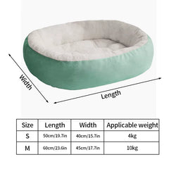 Bed for Cats Plush Dog Mat Beds Non-Slip Winter Warm Small Dog Kennel Sleeping Mat Four Seasons Cat Nest Cushion Pet Supplies