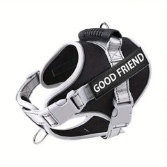 Dog Harness for Small & Medium Dogs, Adjustable Reflective Pet Vest Harness for Outdoor Walking