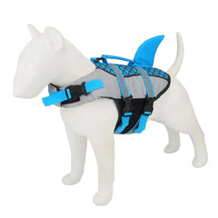 Scales Shark Swim Dog Clothes Pet Life Jacket Vest Harness Pet Swimming Summer Swimwear