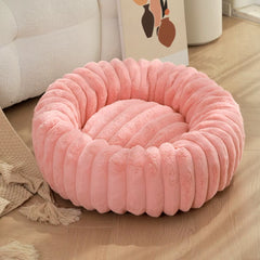 40-70Cm Pets Bed Winter Keep Warm Fluffy Pets Dogs Beds Large round Super Warm Soft Cat House Plush Cat Nest Winter Big Bed