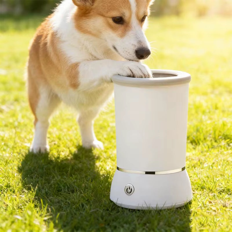 USB Rechargeable Dog Paw Washer Automatic Cleaner Electric Massager for Small to Medium Dogs and Cats Pet Products Puppy