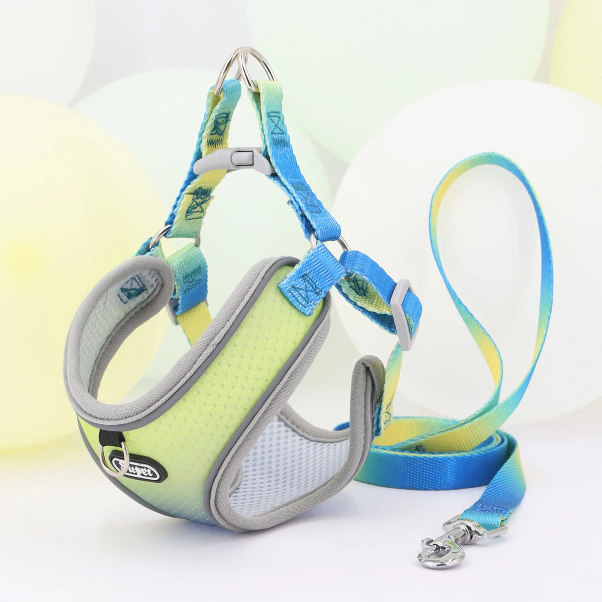 Adjustable Reflective Soft Dog Harness - Breathable Vest Harness for Dogs and Cats