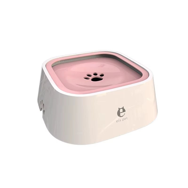 Pet Fountain with Anti-Overflow and Slow Water Feeding Features for Cats and Dogs