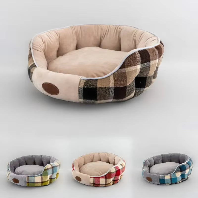 Winter Warm Pet Products Home Cloth Lattice High Back