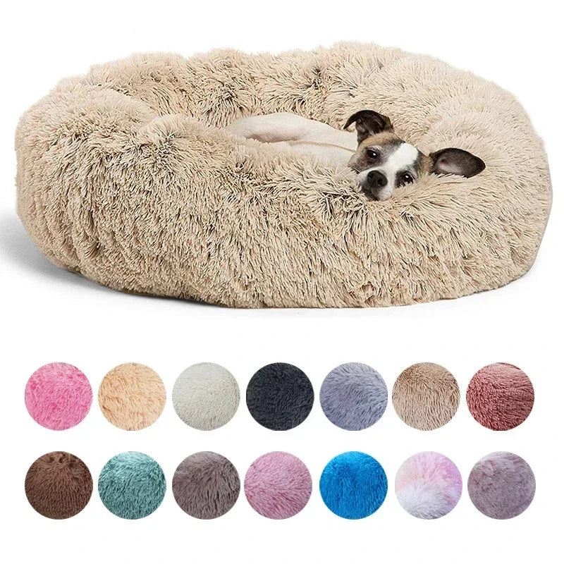 Cats Plush Bed Round - For Soft And Warm Sleep