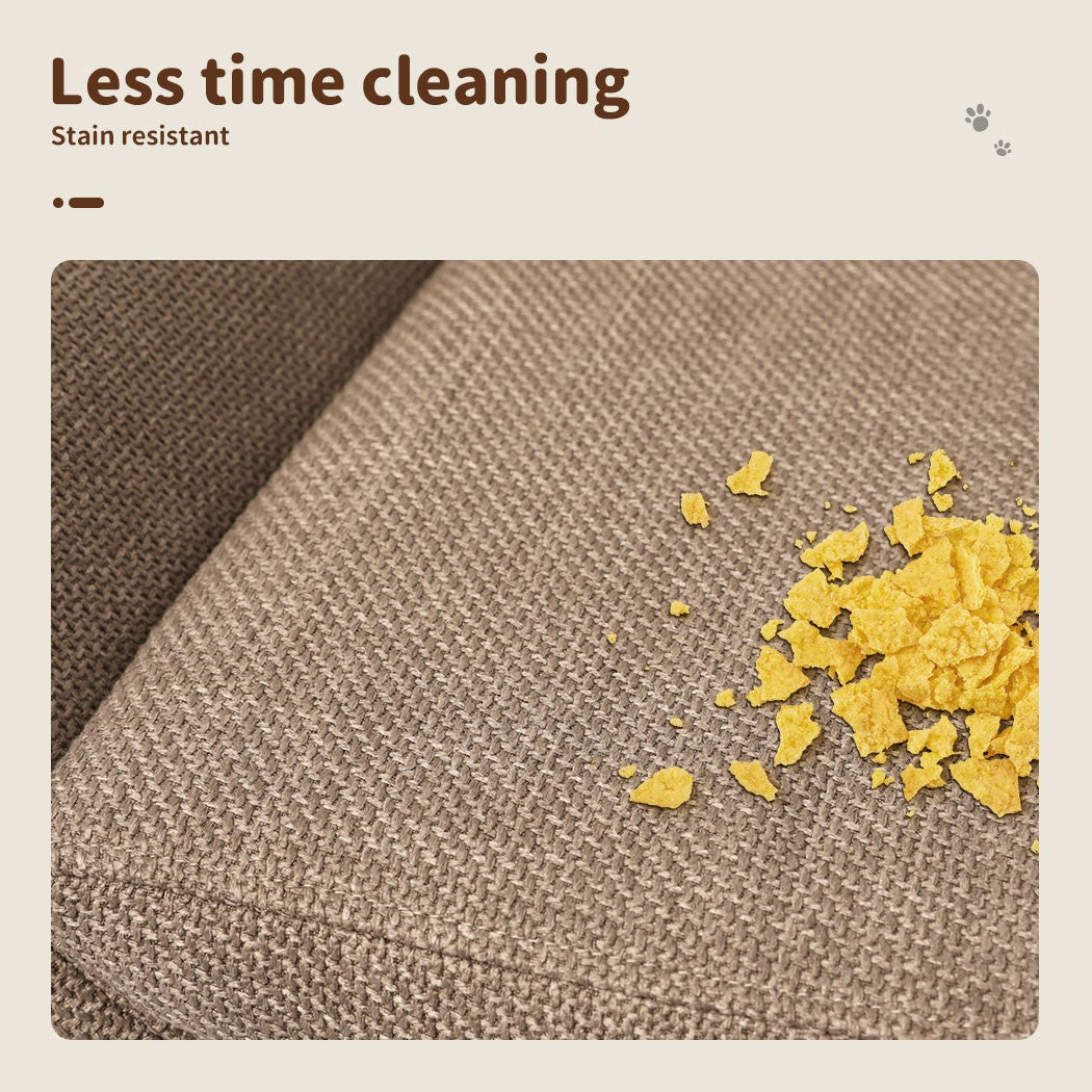 Pets Sofa Bed Raised Elevated Soft Lounge Couch Wooden Frame Heavy Duty