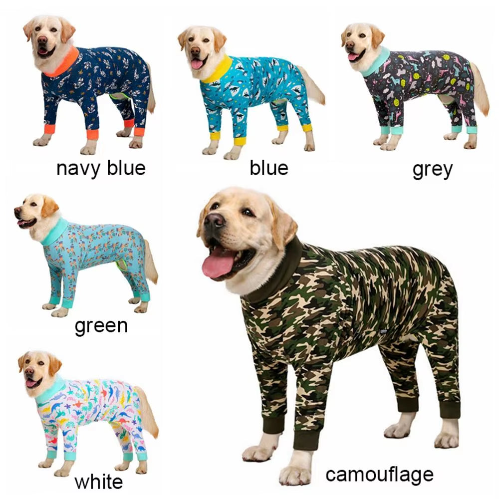Covered Four-Legged Bodysuit Shirt Clothing Nursing Belly Pet Recovery Suit Dog Pajamas Pet Supplies Dogs Jumpsuit Dog Clothes
