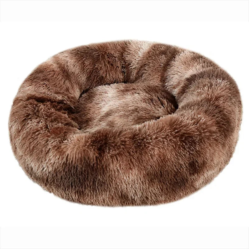 Cats Plush Bed Round - For Soft And Warm Sleep