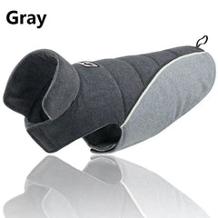 High Quality Dog Clothes Reversible Reflective Dog Coat Winter Dog Pet Jacket Vest Warm Pet Outfit Clothes Big Dogs