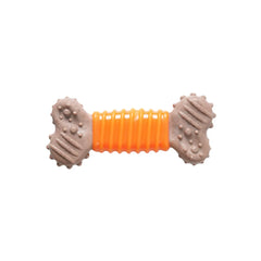 Self-Entertainment TPR Bone-Shaped Dog Chew Stick - Heavy-Duty Chew-Resistant Dental Molar Toy for Puppies, Small, and Medium Dogs