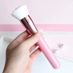 Makeup Brushes Soft Fluffy Long-Handled Cat Claw Flat Brush for Cosmetics Base Foundation Blush Powder Beauty Tool