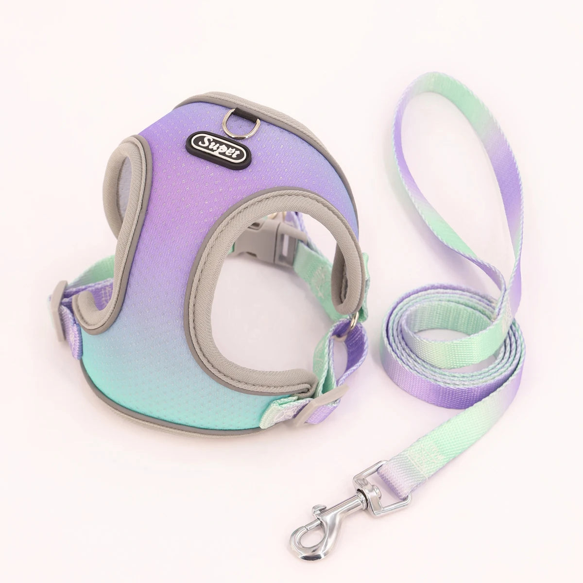 Adjustable Reflective Soft Dog Harness - Breathable Vest Harness for Dogs and Cats