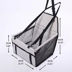 Carrier Dog Car Seat Cover Pet Transport Dog Carrier Car Folding Hammock Pet Carriers Bag for Small Dogs Autogamic for Dogs