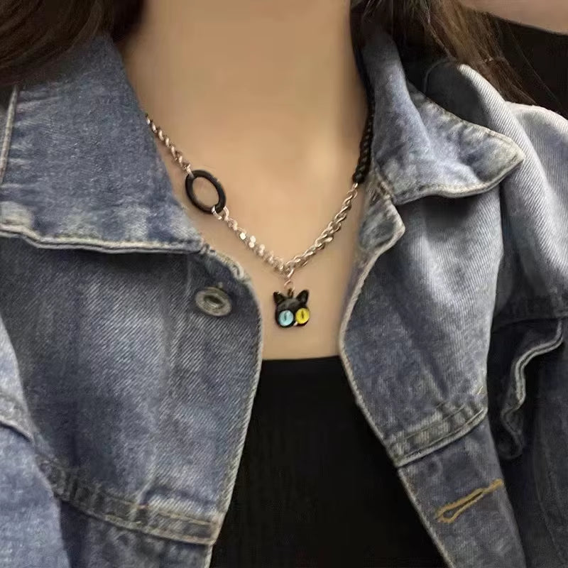 Bold Black Cat Jewellery Collection - Necklace
