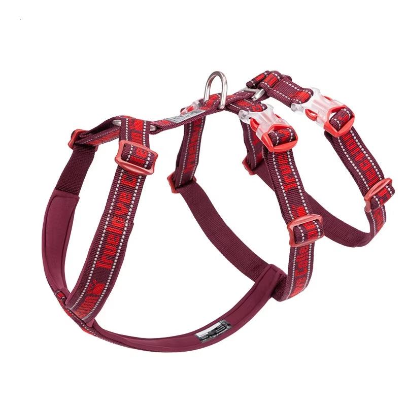 Dog Harness Pet Strap Adjustable Vest Back-Slip Reflective Traveling Walking Accessories for Small Meduim Large Dogs
