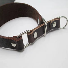 Durable Leather Dog Collar for Small Medium Large Dogs