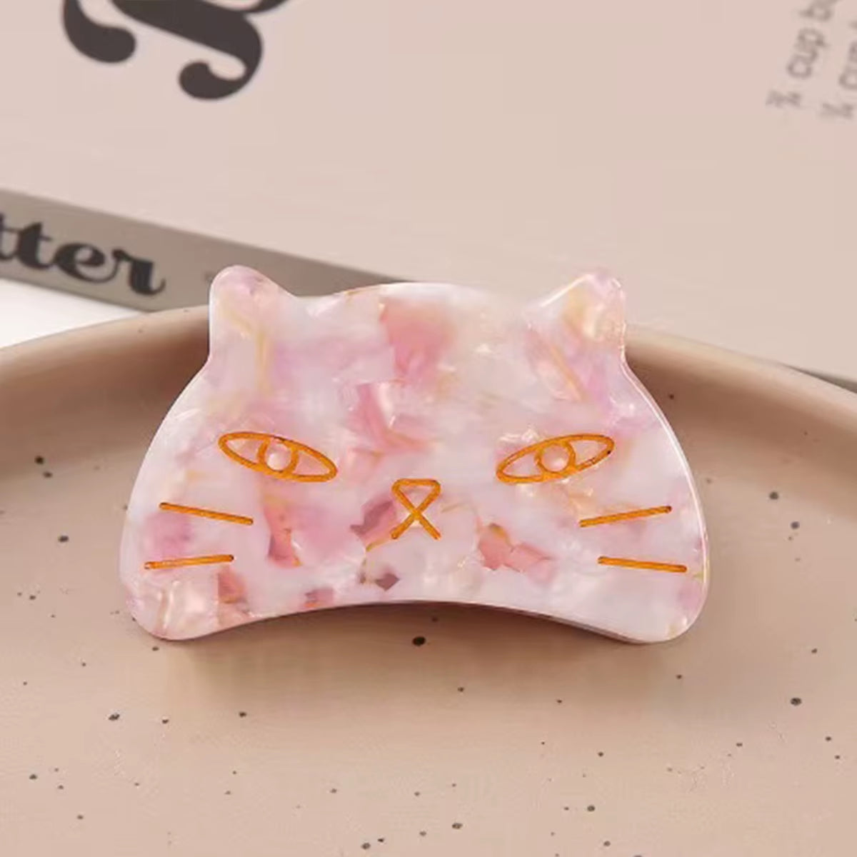 Acrylic Cat Claw Hair Clip