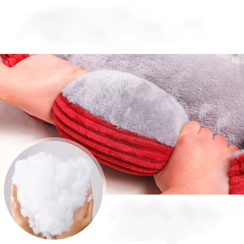 Rectangular Plush Dog Bed - Cozy Winter Cushion for Small Dogs and Cats