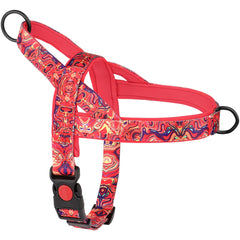Nylon Dog Harness No Pull Strong Dog Harnesses Adjustable Pet Walking Training Vest for Small Medium Large Dogs Pitbull Bulldog