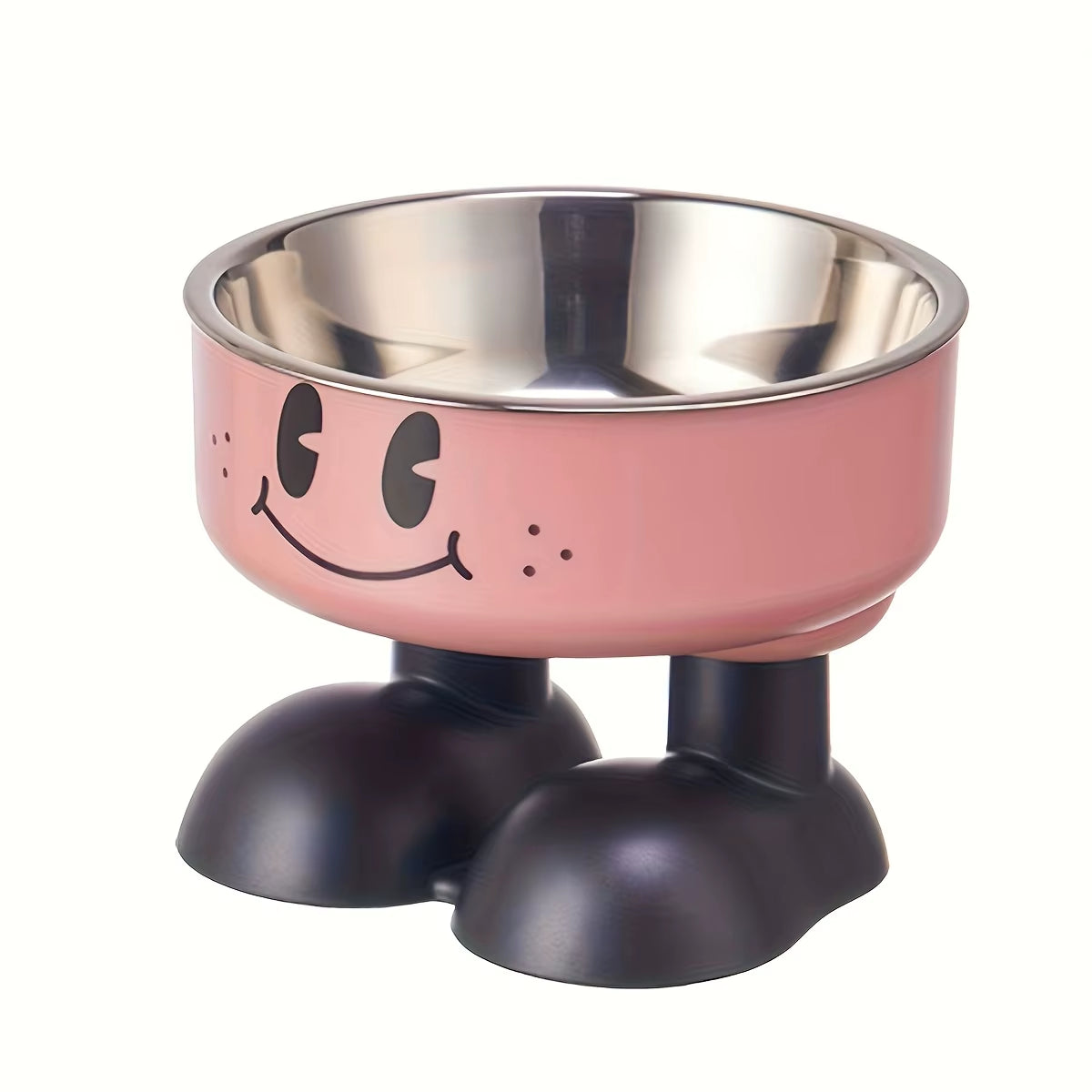 Elevated Stainless Steel Pet Bowl - Raised No-Spill Food & Water Feeder