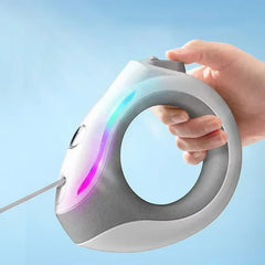 3M Luminous Retractable Dog Leash – LED Light, Durable Nylon Pet Lead for Walking & Running, Automatic Extension