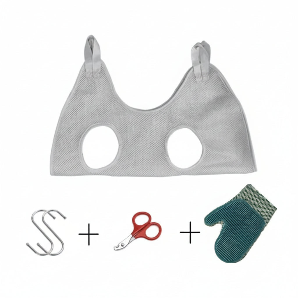 Cat Grooming Nail Cutting anti Scratch Bite Fixed Bag Bath Trimming Restraint Bag Pet Beauty Hammock Hanging Pet Supplies