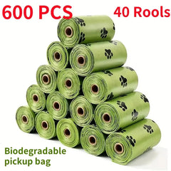 High-Capacity Pet Waste Bags - Leak-Proof Refill Rolls for Dogs & Cats - Eco-Friendly Outdoor & Home Cleanup