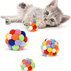 Cat Playing Interactive Soft Balls
